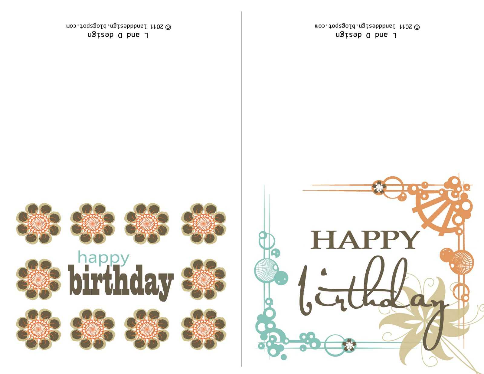 Free Printable Bday Cards 50Th Birthday For Her Dad Funny With Foldable Birthday Card Template