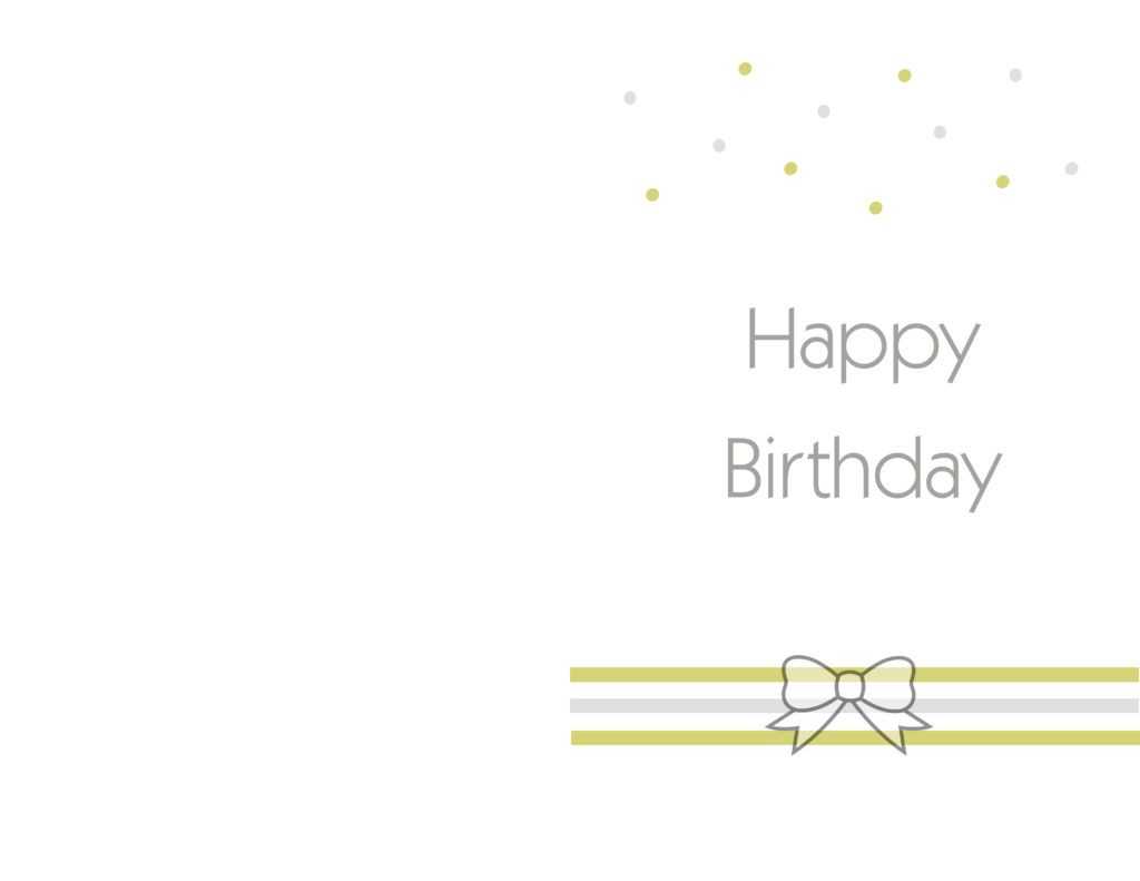 Free Printable Birthday Cards Ideas – Greeting Card Template Throughout Foldable Birthday Card Template