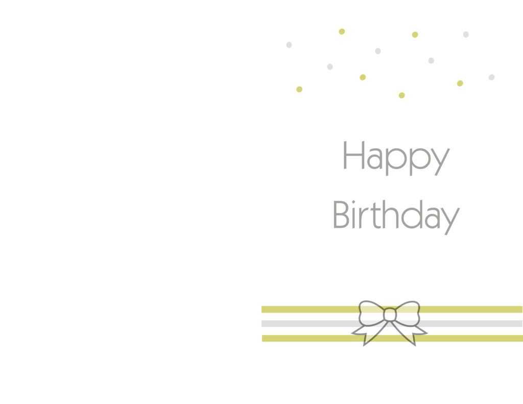 Free Printable Birthday Cards Ideas – Greeting Card Template With Regard To Free Printable Blank Greeting Card Templates