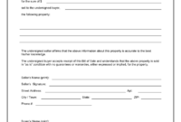 Free Printable Blank Bill Of Sale Form Template - As Is Bill with regard to Blank Legal Document Template