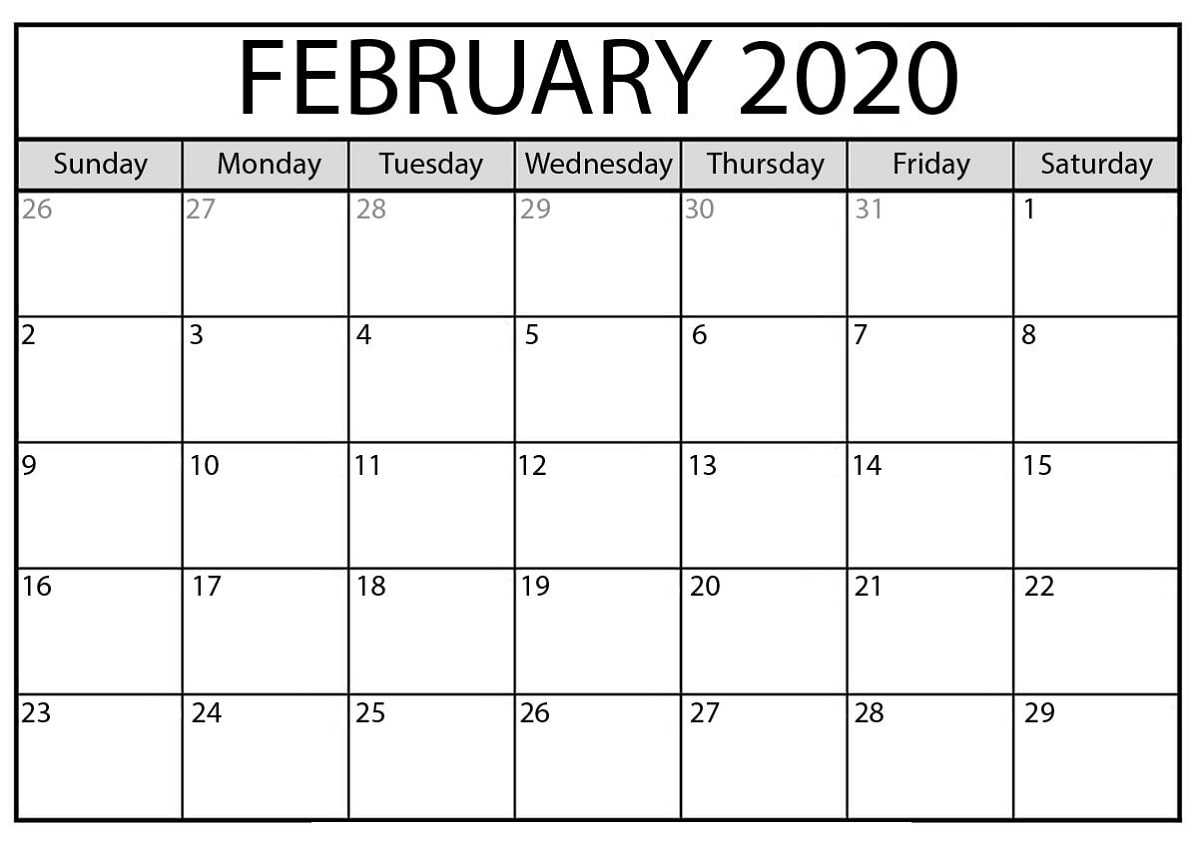 Free Printable Calendar Templates 2020 For Kids In Home Throughout Blank Calendar Template For Kids