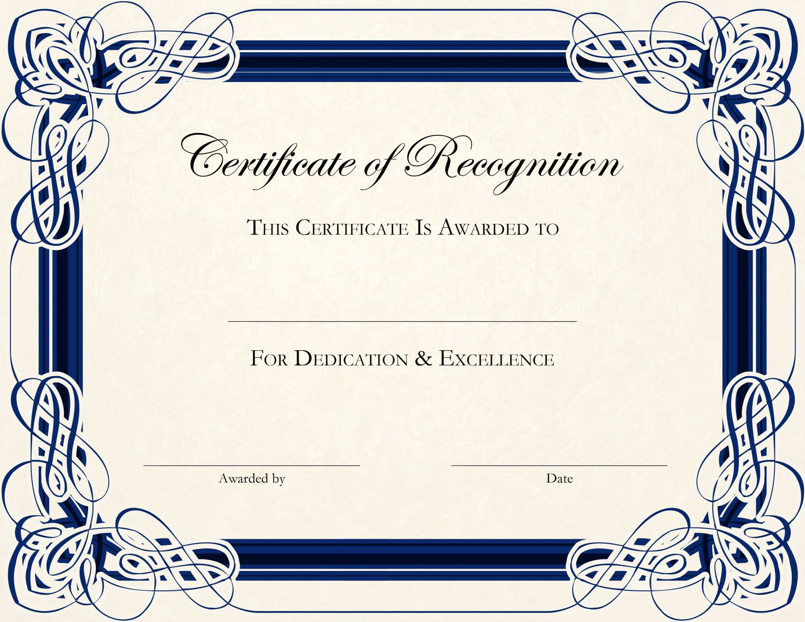 Free Printable Certificate Templates For Teachers Intended For Certificate Of Completion Template Free Printable