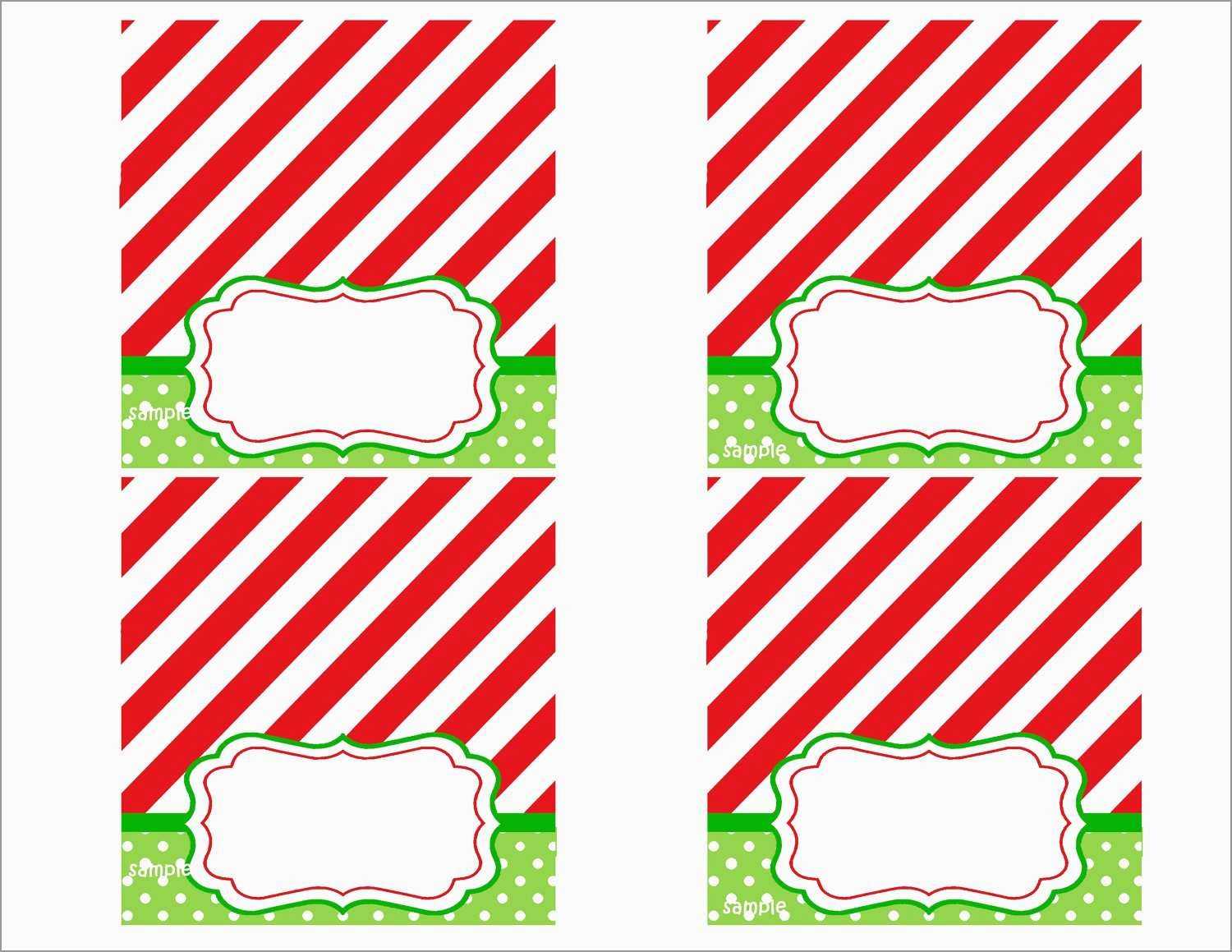 Free Printable Christmas Tent Cards – Festival Collections For Christmas Table Place Cards Template