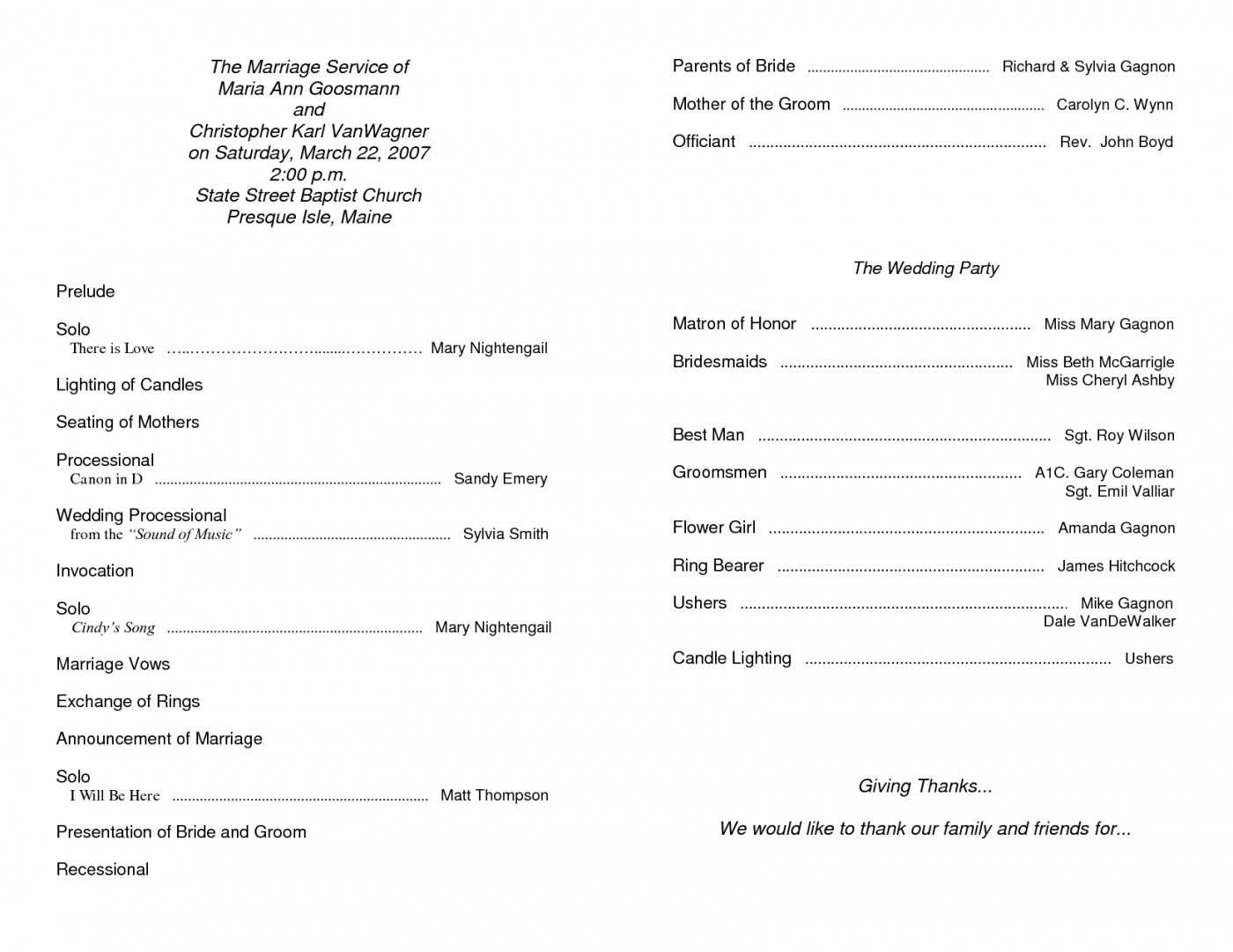 Free Printable Church Bulletin Templates Blank Children's With Church Program Templates Word
