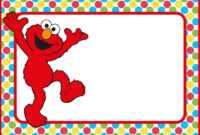 Free Printable Elmo Party Invitation Template In 2019 | Elmo for Elmo Birthday Card Template