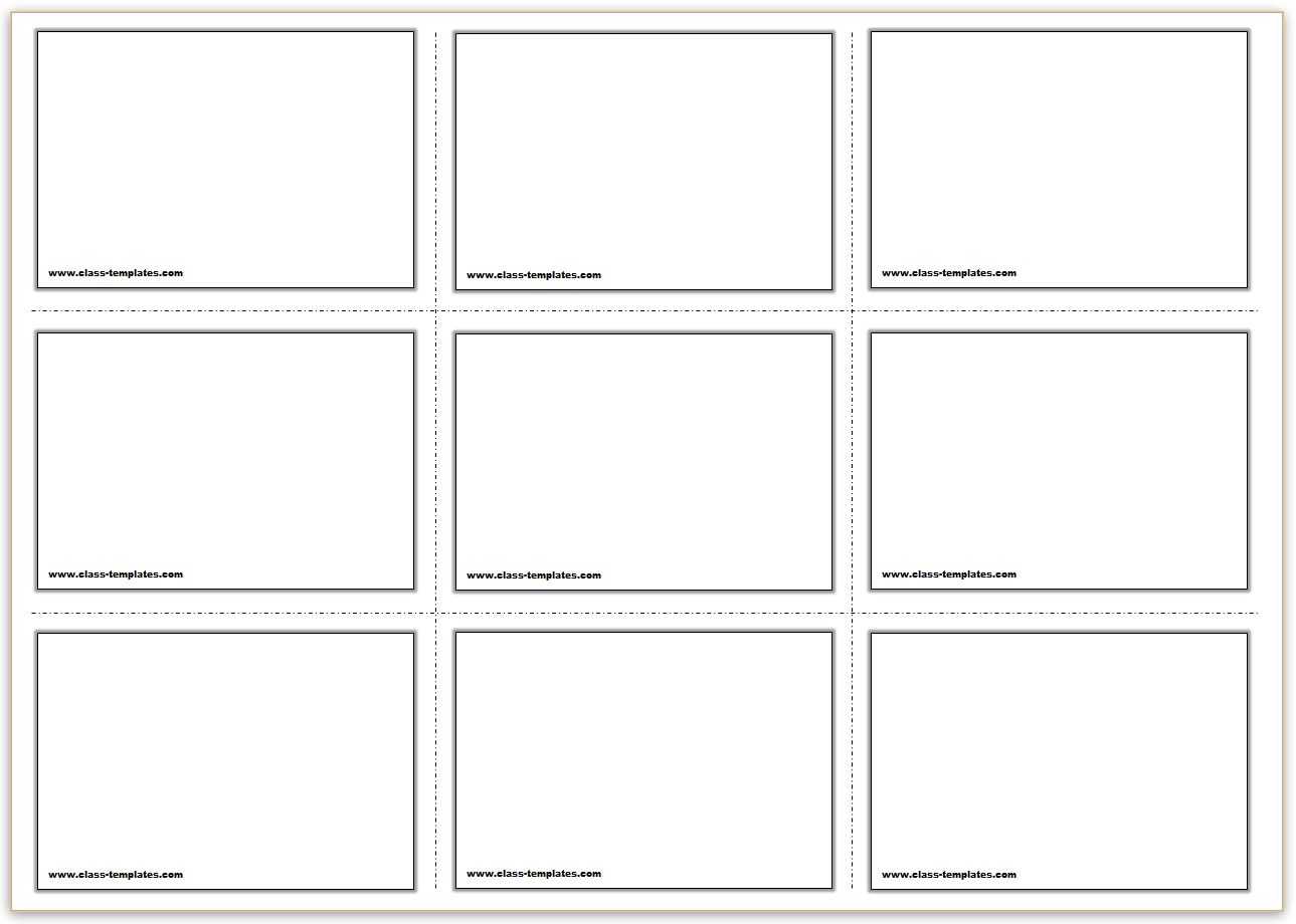 Free Printable Flash Cards Template For Queue Cards Template