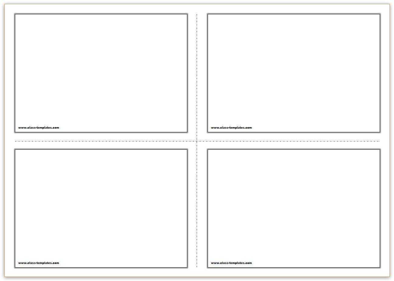 Free Printable Flash Cards Template With Free Printable Flash Cards Template