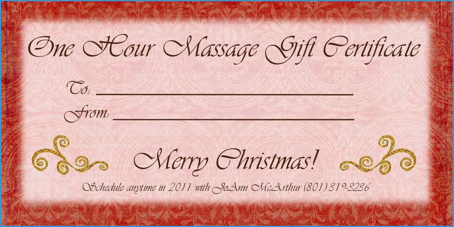 Free Printable Gift Certificates Pdf For Photography Canada With Regard To Massage Gift Certificate Template Free Printable