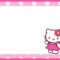 Free Printable Hello Kitty Birthday Card | Mult Igry For Hello Kitty Banner Template