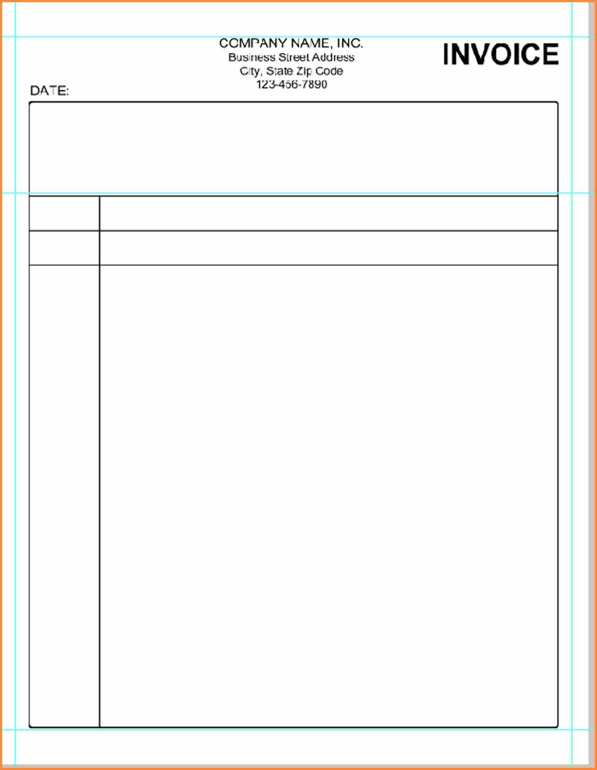 Free Printable Invoice Templates Template Microsoft Word Throughout Blank Html Templates Free Download