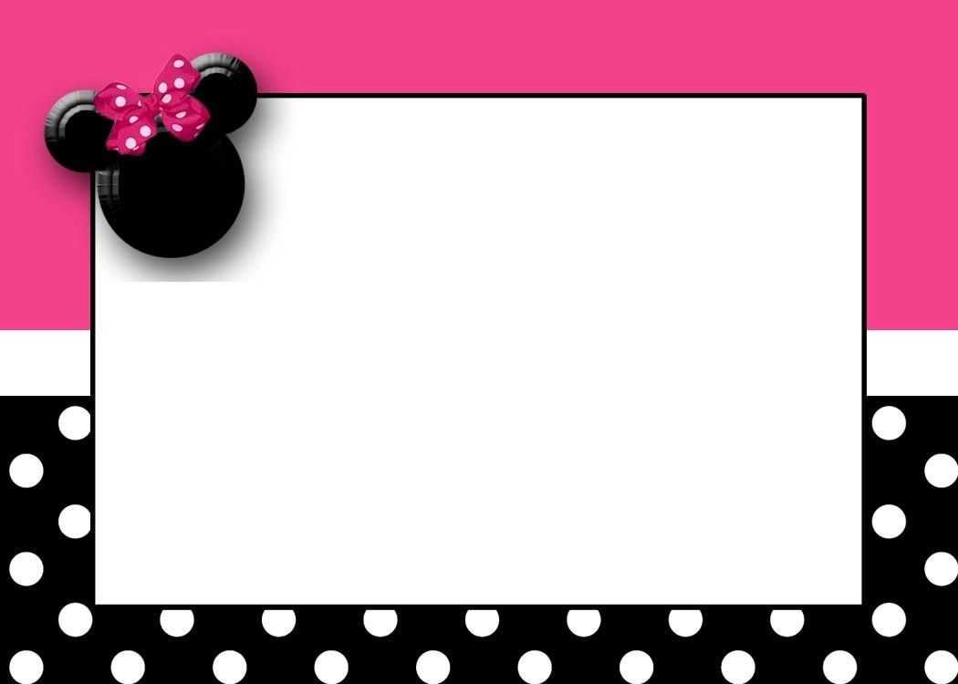 Free Printable Mickey Mouse Birthday Cards | Luxury Throughout Minnie Mouse Card Templates