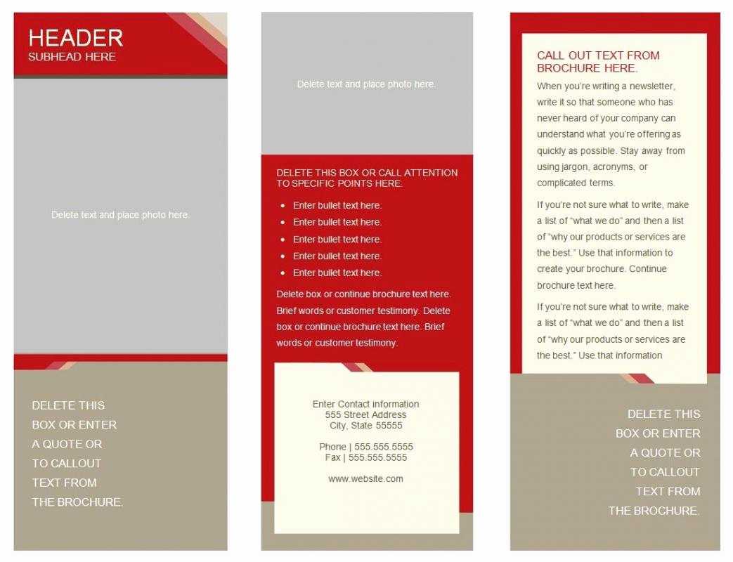 Free Printable Pamphlet Template And 6 Panel Brochure In 6 Panel Brochure Template