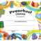 Free Printable Preschool Diplomas | Kindergarten Graduation Regarding Preschool Graduation Certificate Template Free