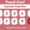 Free Printable Punch Card Template | Mult Igry Inside Free Printable Punch Card Template