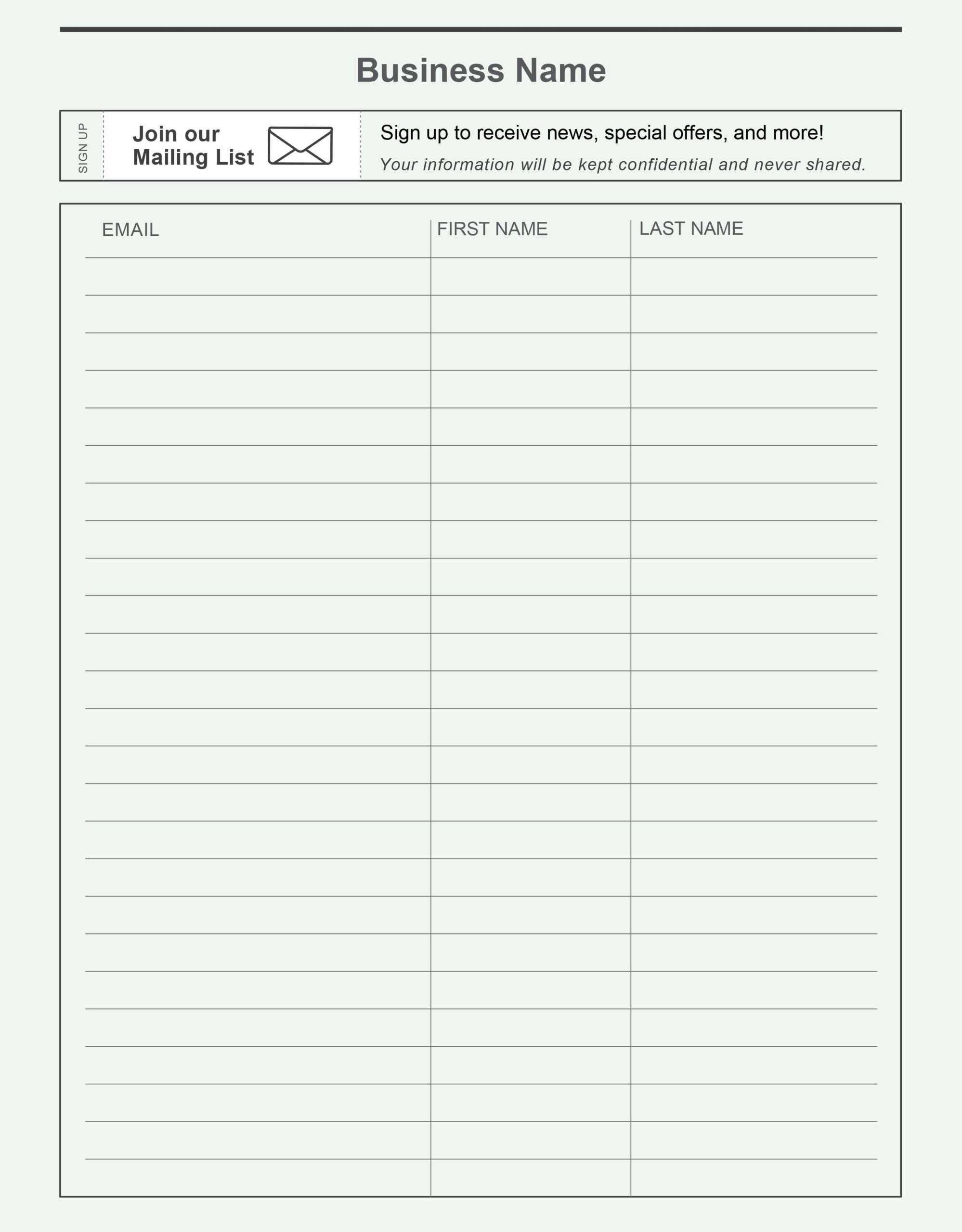 Free Printable Sign Up Sheet Template Word Visitor In Regarding Free Sign Up Sheet Template Word