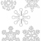 Free Printable Snowflake Templates – Large &amp; Small Stencil for Blank Snowflake Template