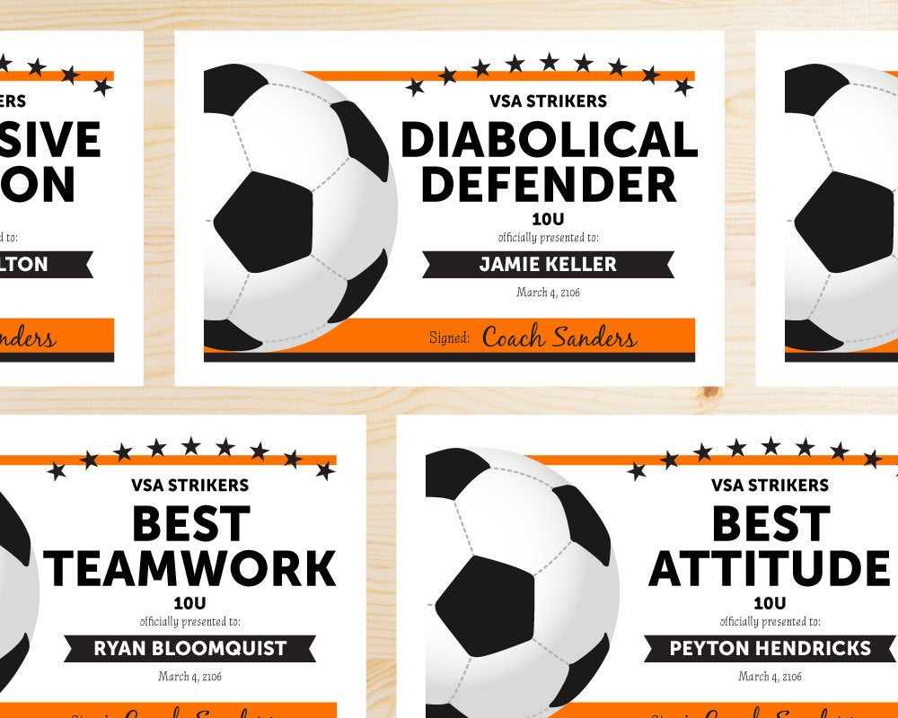 Free Printable Soccer Certificate Templates Editable Award Intended For Soccer Certificate Template