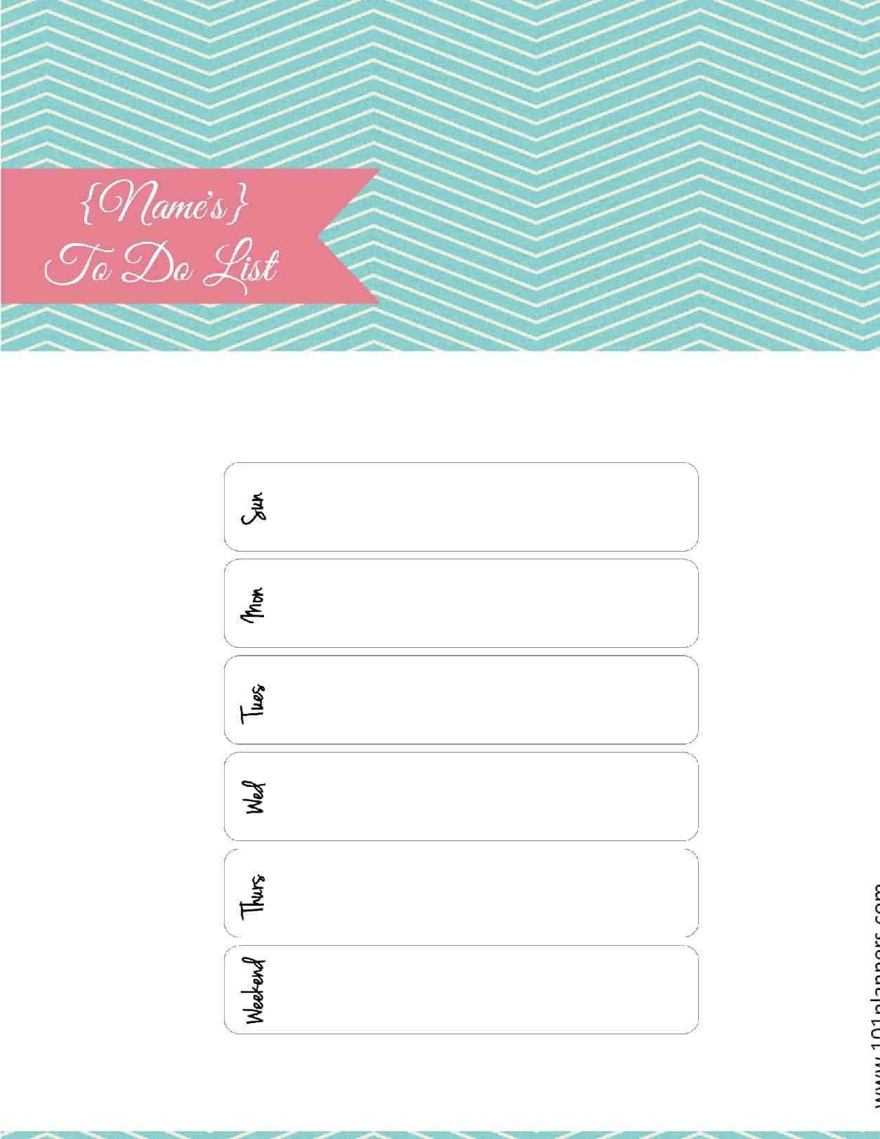 Free Printable To Do List | Print Or Use Online | Access Intended For Blank To Do List Template