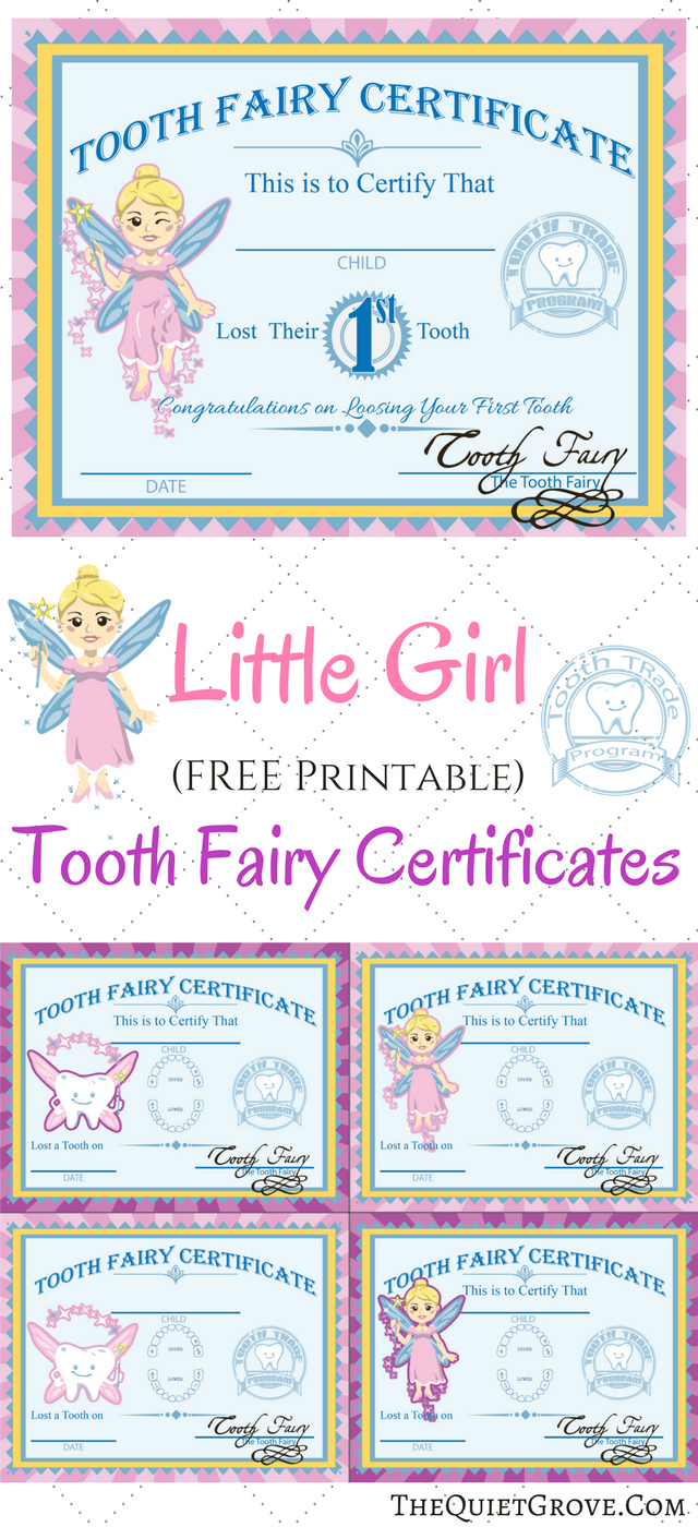Free Printable Tooth Fairy Certificates | Tooth Fairy In Tooth Fairy Certificate Template Free