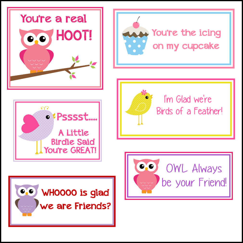 Free Printable Valentine's Cards (A Lot Of Them | Diy Owl Pertaining To Valentine Card Template For Kids