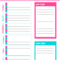 Free Printable Weekly Cleaning Checklist – Sarah Titus Inside Blank Cleaning Schedule Template