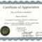 Free Sample Certificates Certificate Of Recognition Template With Sample Certificate Of Recognition Template