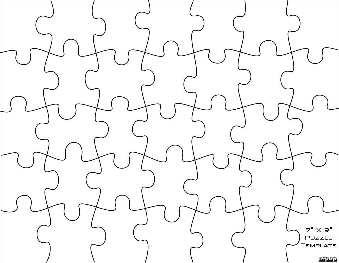 Free Scroll Saw Patternsarpop: Jigsaw Puzzle Templates In Jigsaw Puzzle Template For Word