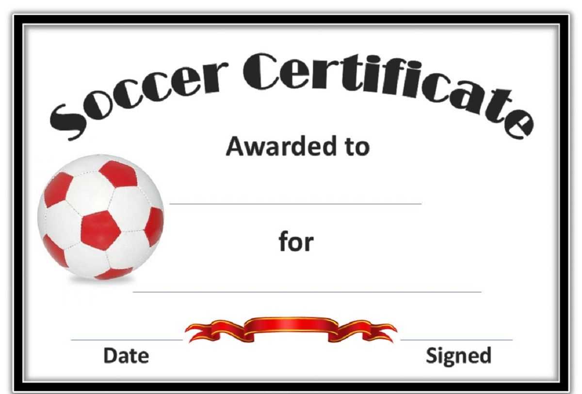 Free Soccer Certificate Templates | Soccer, Life Coach For Soccer Certificate Template Free