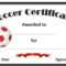 Free Soccer Certificate Templates | Soccer, Life Coach Pertaining To Soccer Certificate Template