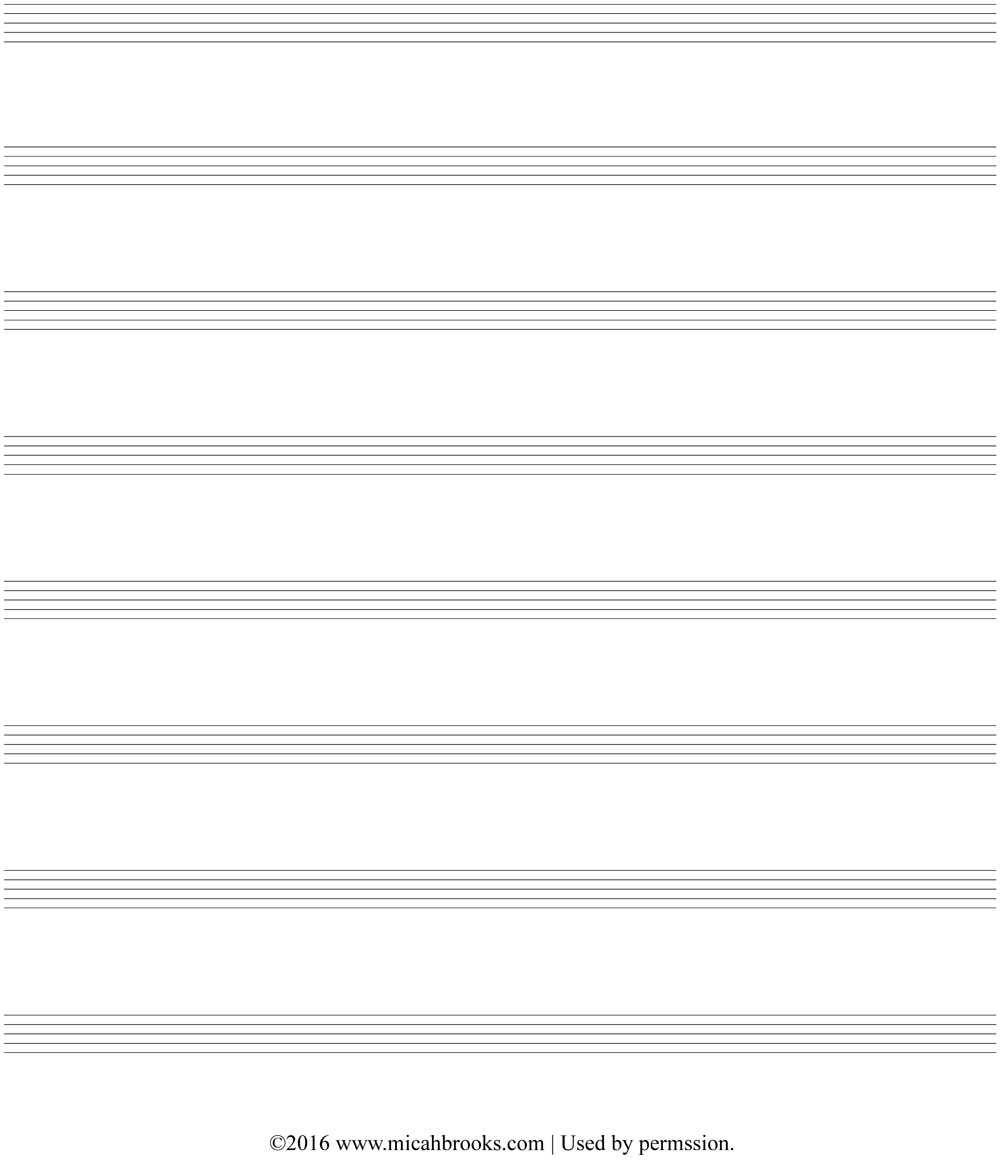 Free Stuff From Worship Publishing – Our Gift To You In Blank Sheet Music Template For Word