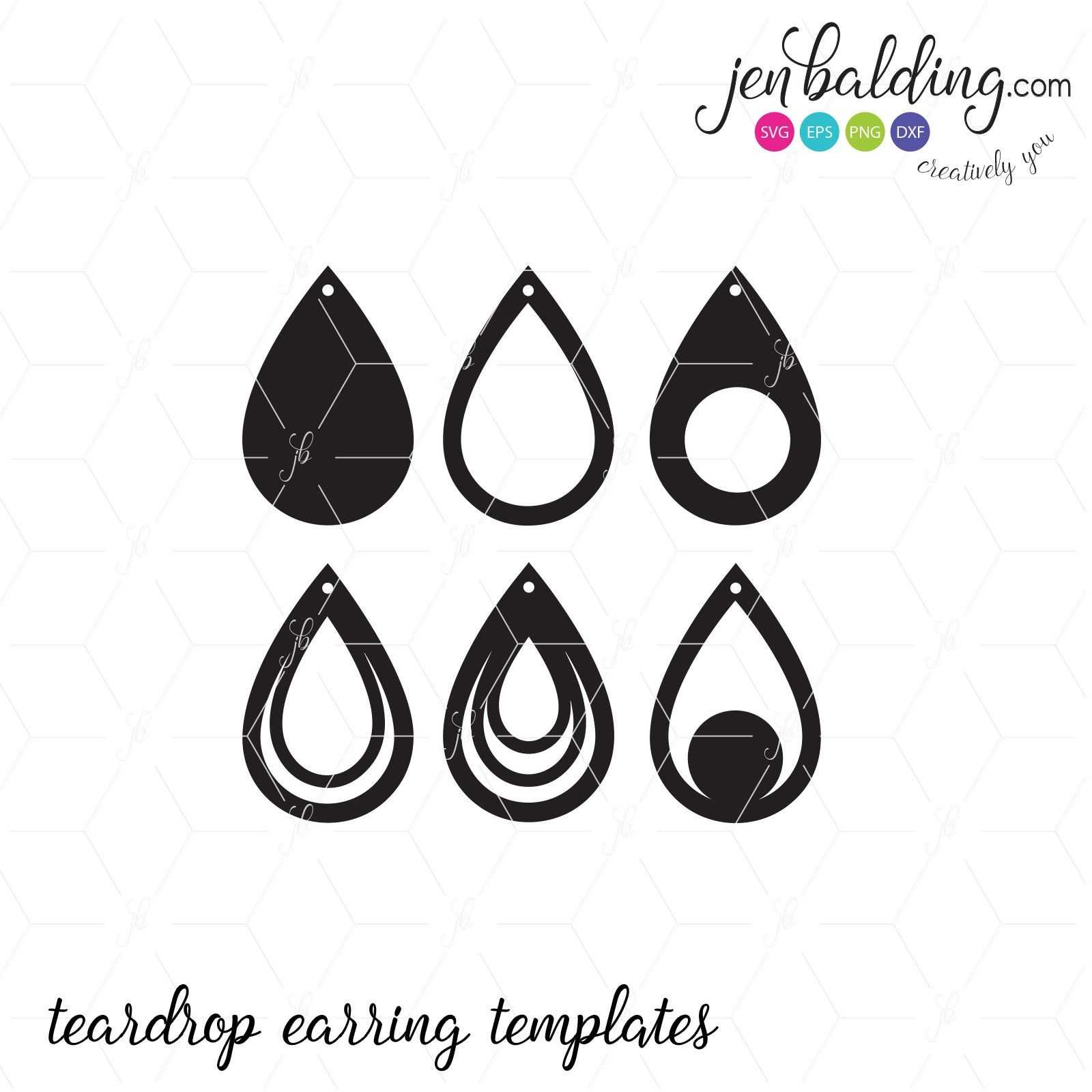 Free Svg Card Templates | Best  | Leather Earrings, How In Free Svg Card Templates