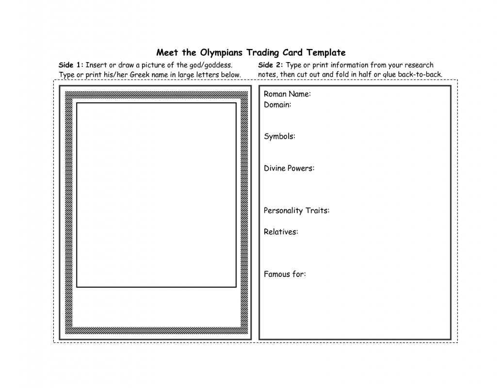 Free Trading Card Template | Template Business With Regard To Free Trading Card Template Download