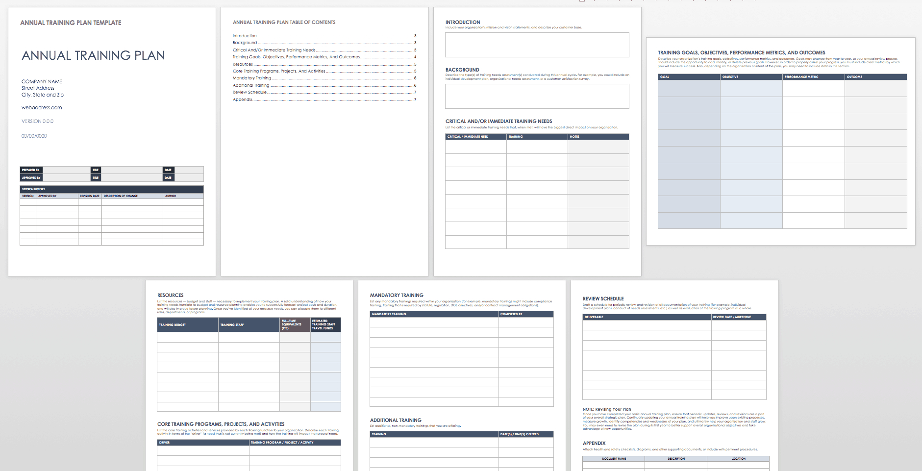 Free Training Plan Templates For Business Use | Smartsheet Within Training Documentation Template Word