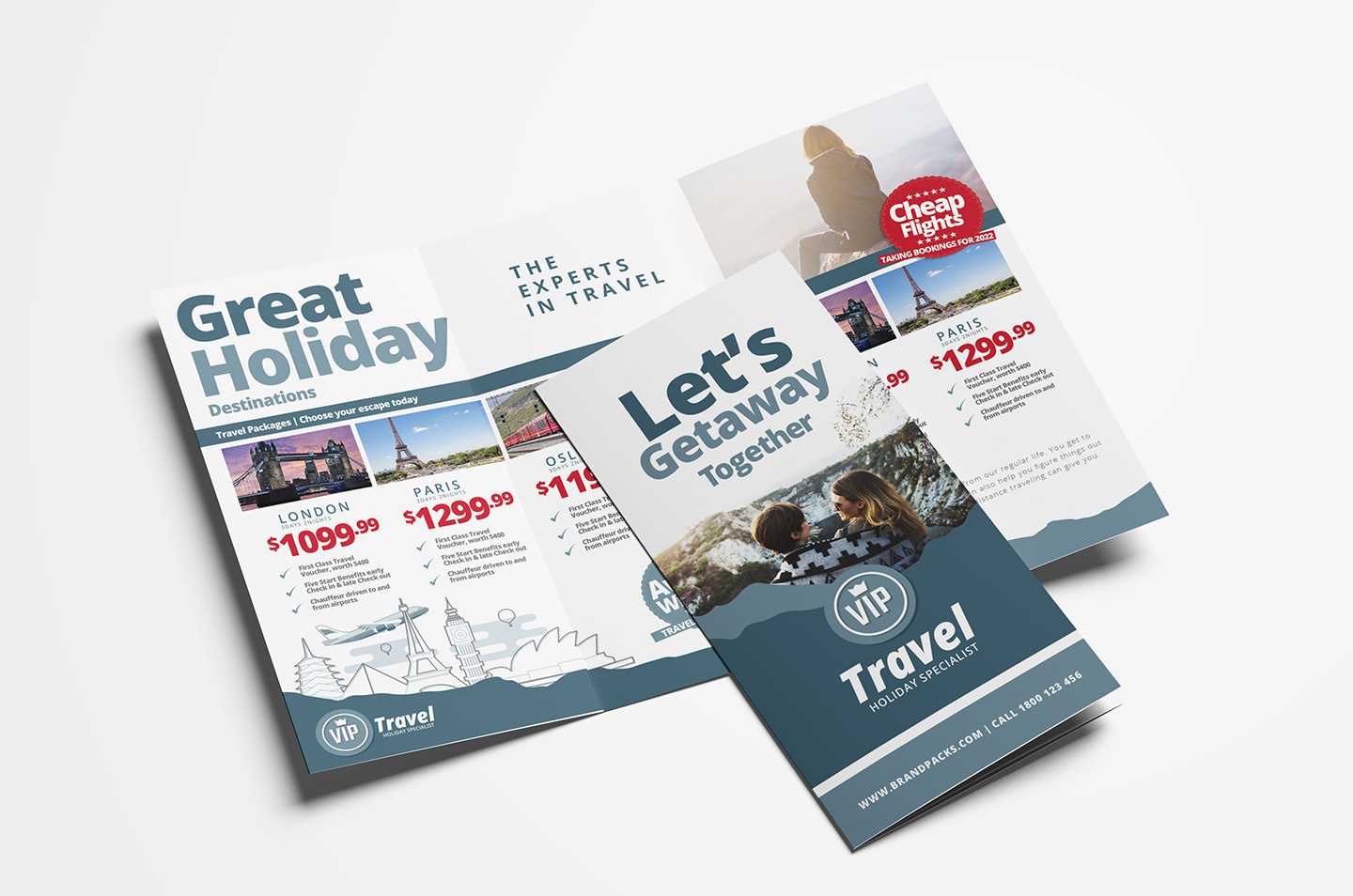 Free Travel Agency Poster & Brochure Template In Psd, Ai With Regard To Travel And Tourism Brochure Templates Free