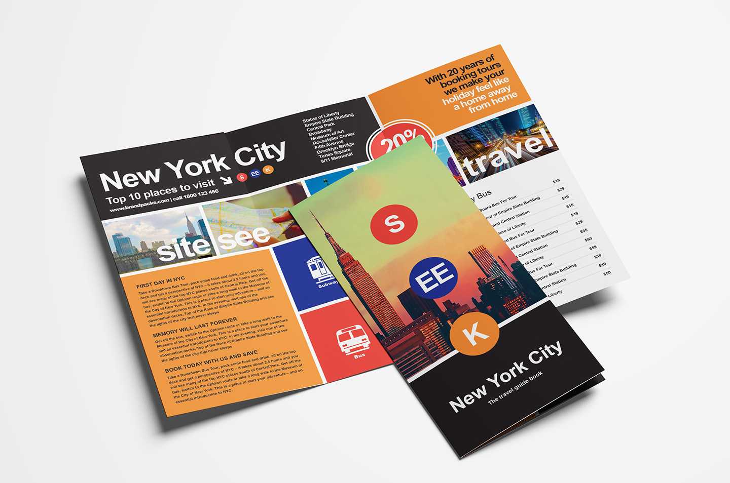 Free Travel Trifold Brochure Template For Photoshop With Regard To Travel Guide Brochure Template