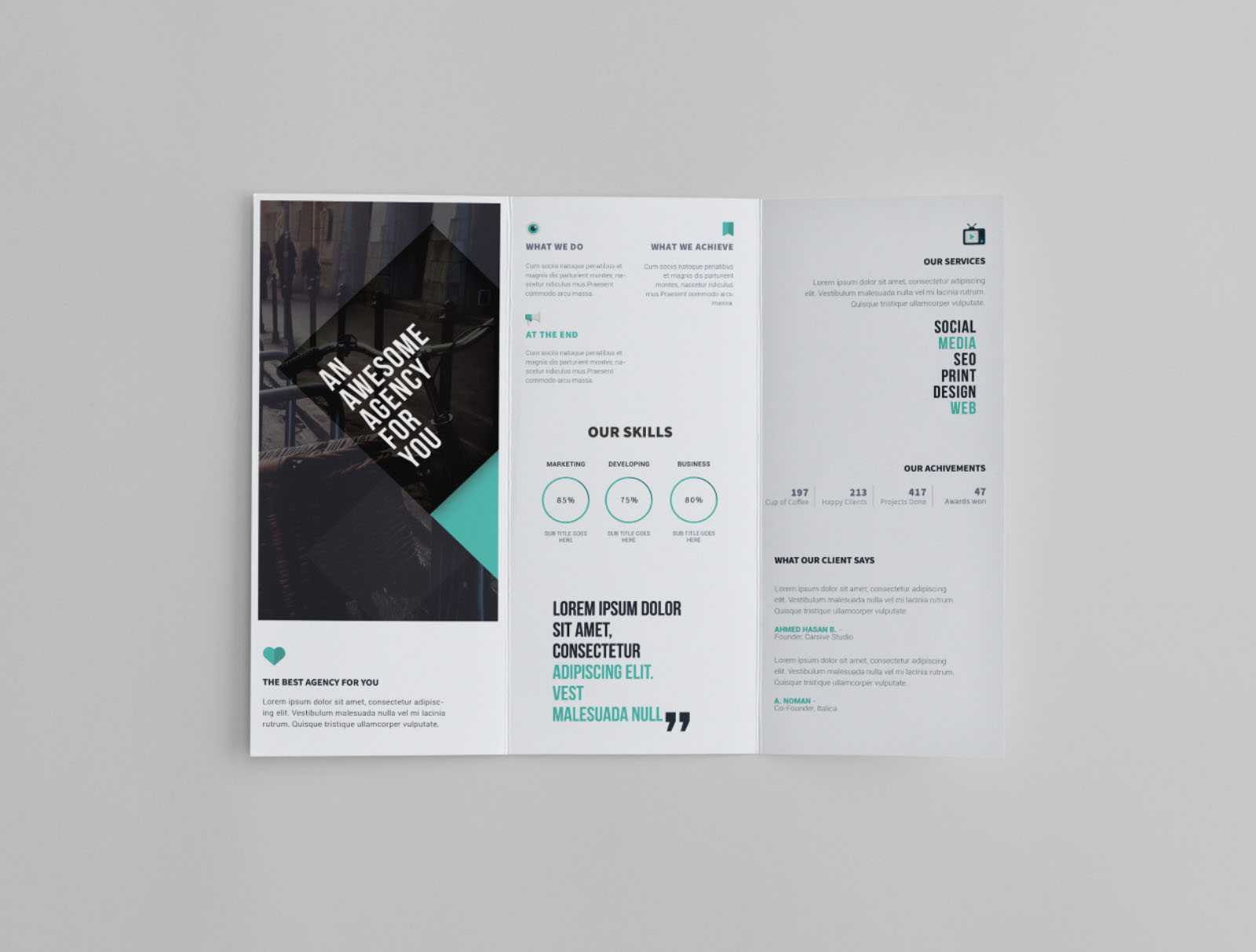 Free Trifold Brochure Template Throughout Tri Fold Brochure Template Illustrator Free