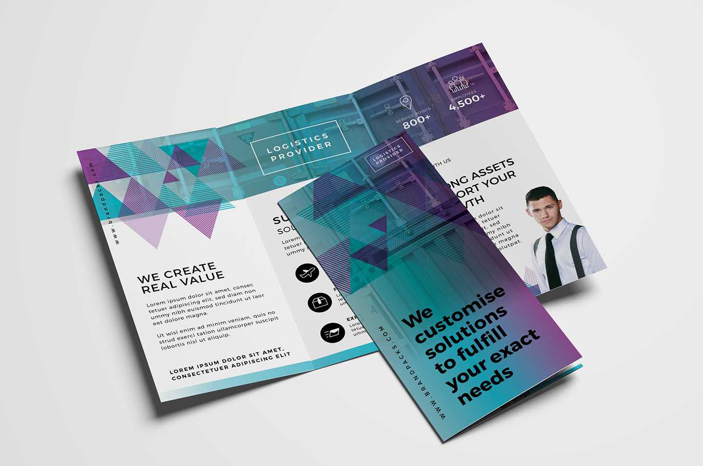 Free Trifold Brochure Template Vol.2 In Psd, Ai & Vector Within 2 Fold Brochure Template Free