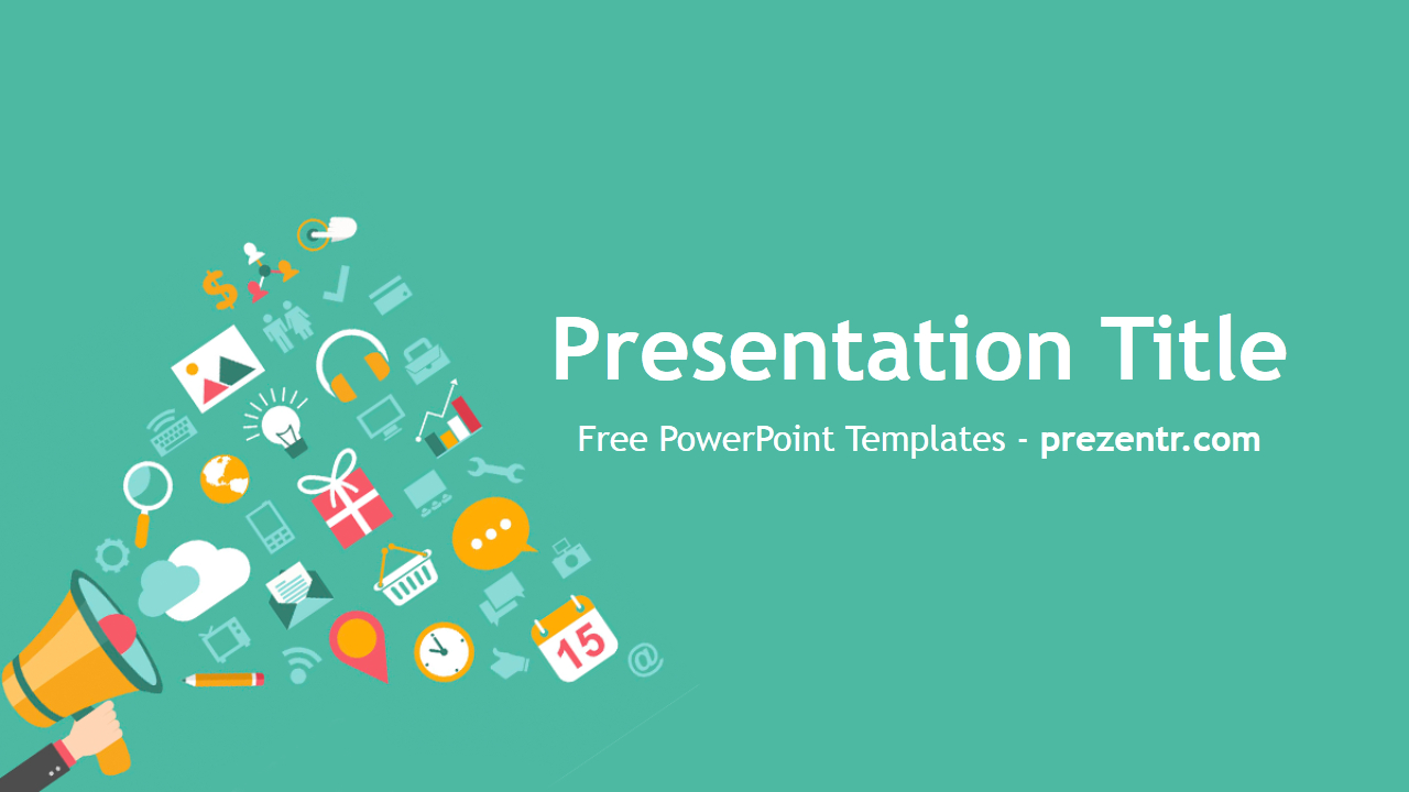 Free Viral Campaign Powerpoint Template - Prezentr With Virus Powerpoint Template Free Download