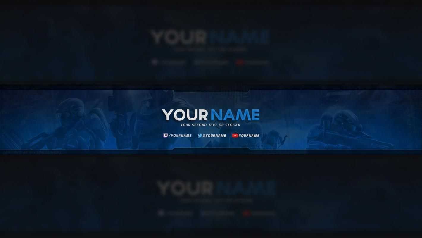 Free Youtube Banner In 2019 | Youtube Banner Template In Yt Banner Template