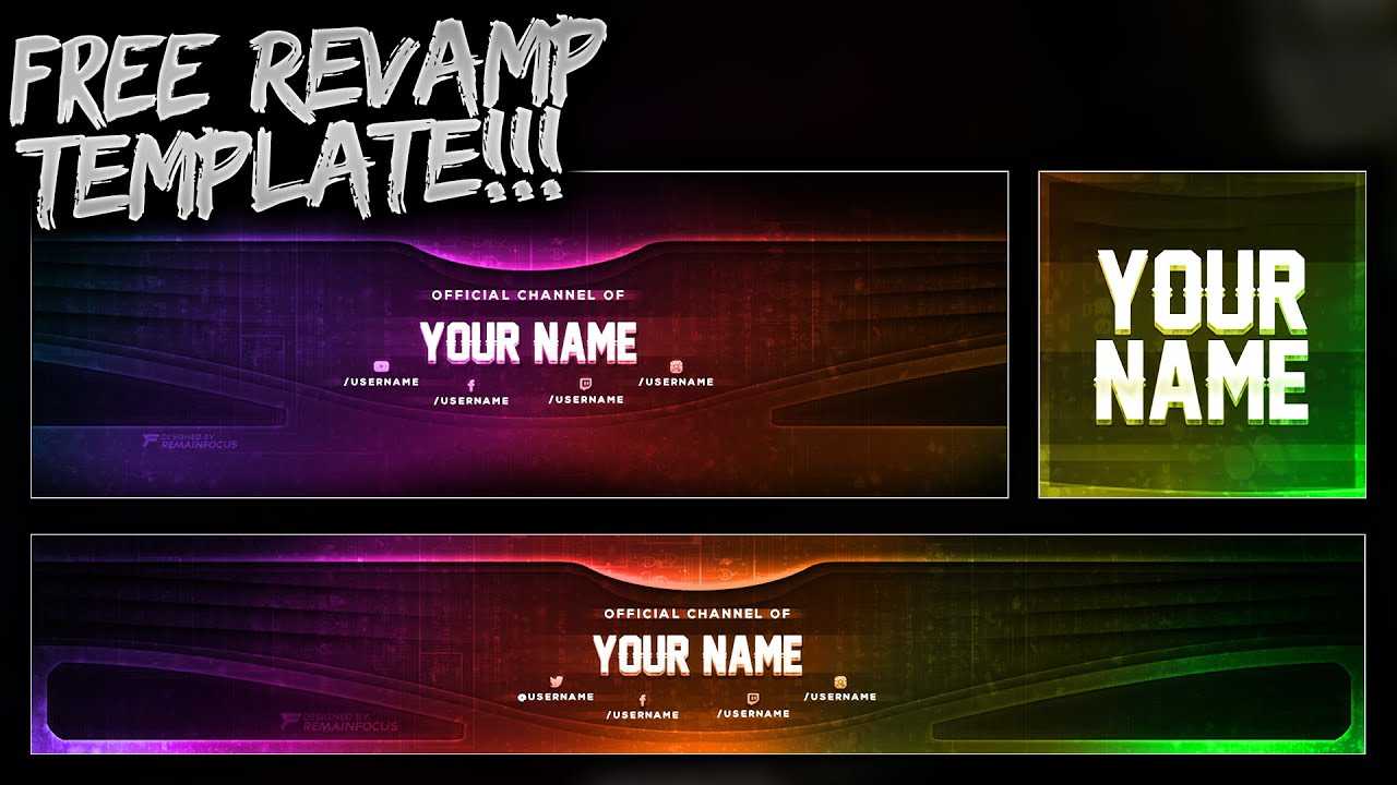 Free Youtube Banner + Twitter Header Template Psd – Free Download – Free Gfx With Regard To Twitter Banner Template Psd