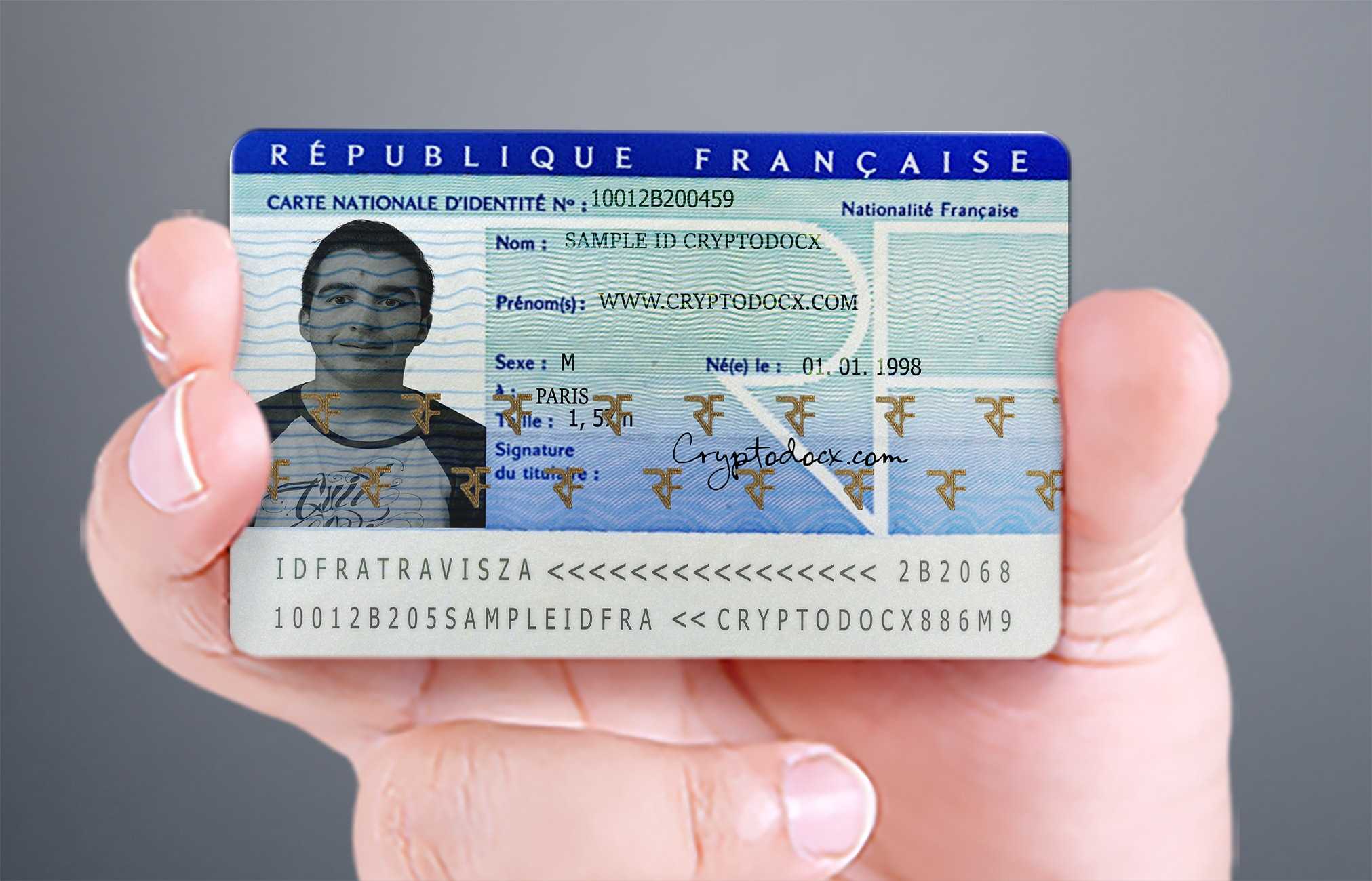 French Id Card | Real French Id Card | French Identity Card With French Id Card Template