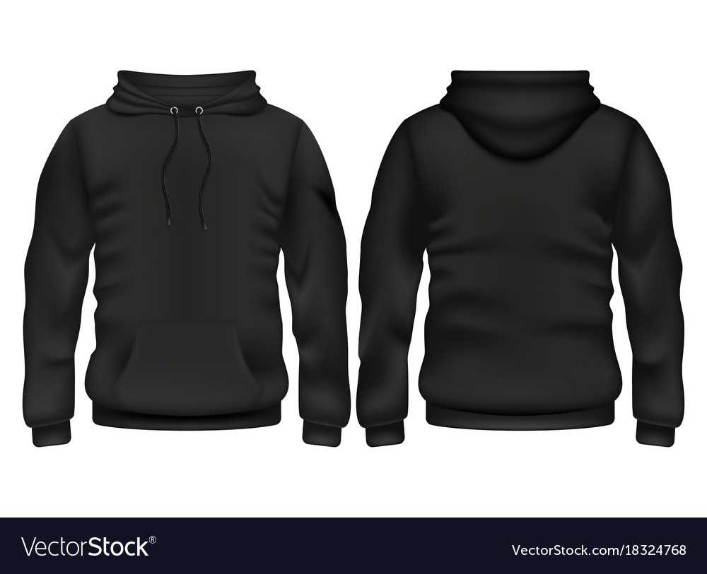 Front And Back Black Hoodie Template With Regard To Blank Black Hoodie Template