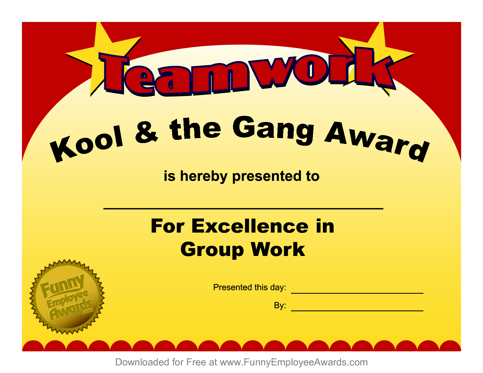 Fun Award Templatefree Employee Award Certificate Templates With Free Printable Funny Certificate Templates