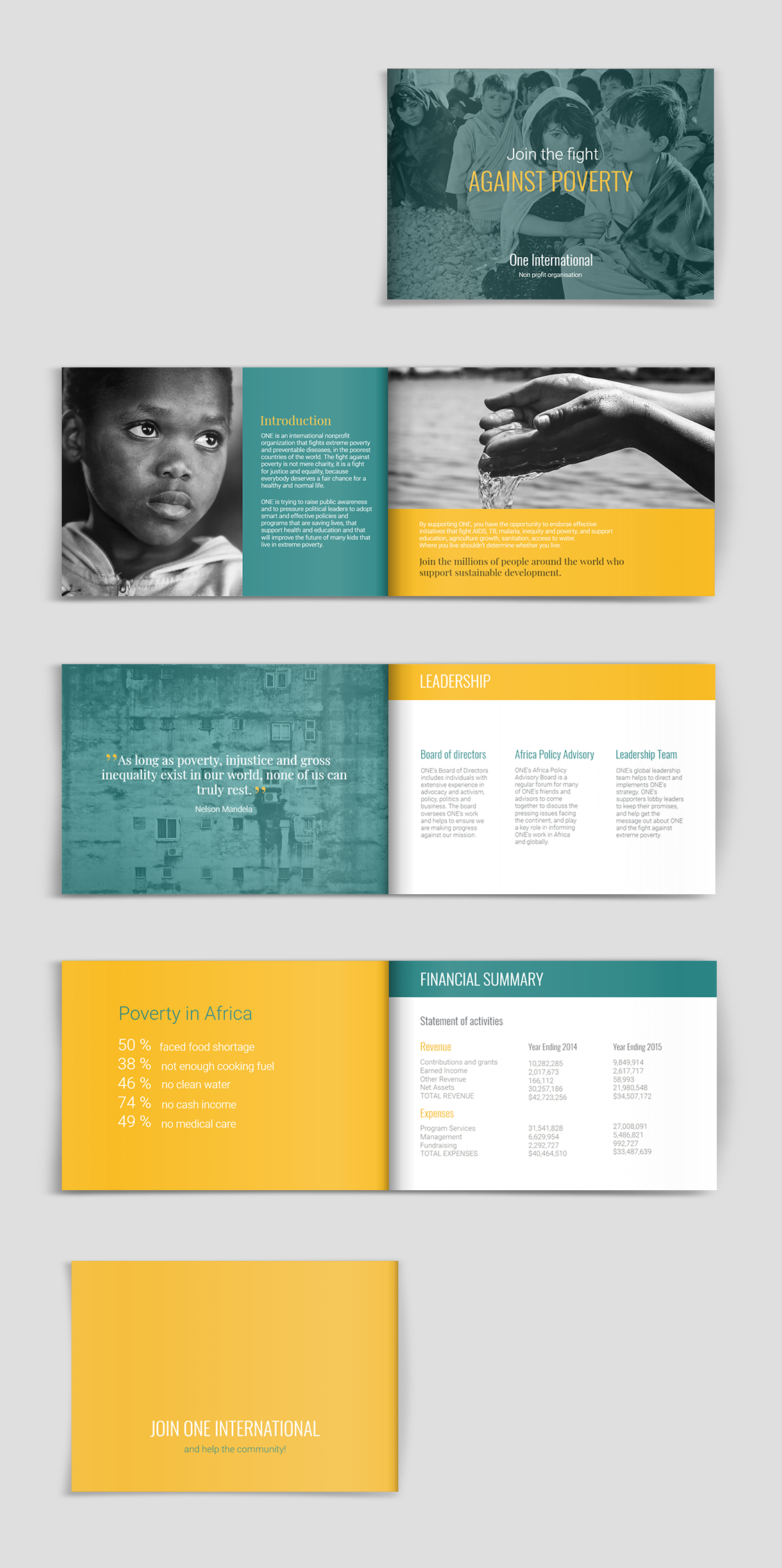 Fundraising & Charity Brochure Template | Brochure Template Inside Ngo Brochure Templates