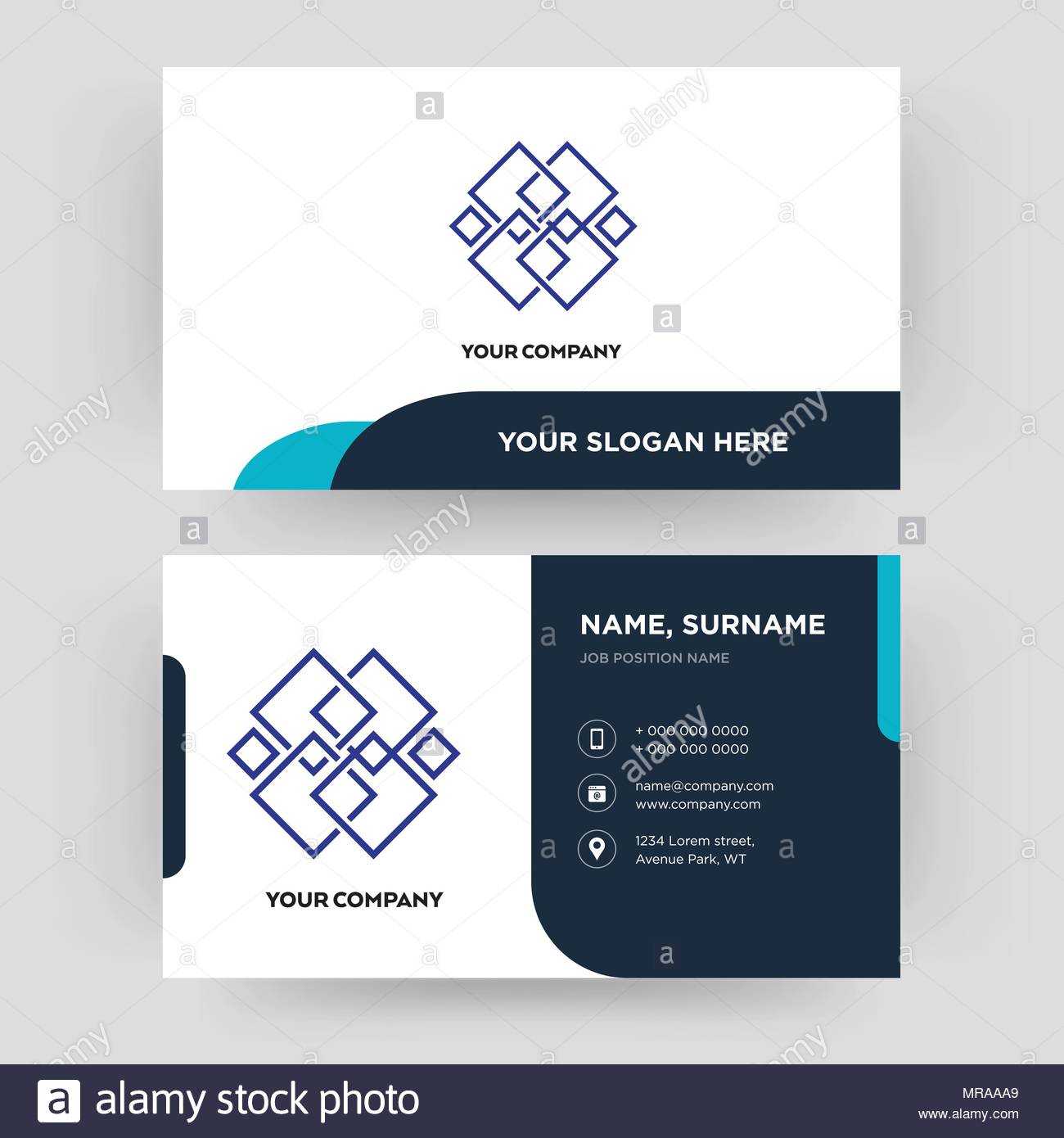 Generic, Business Card Design Template, Visiting For Your With Generic Business Card Template