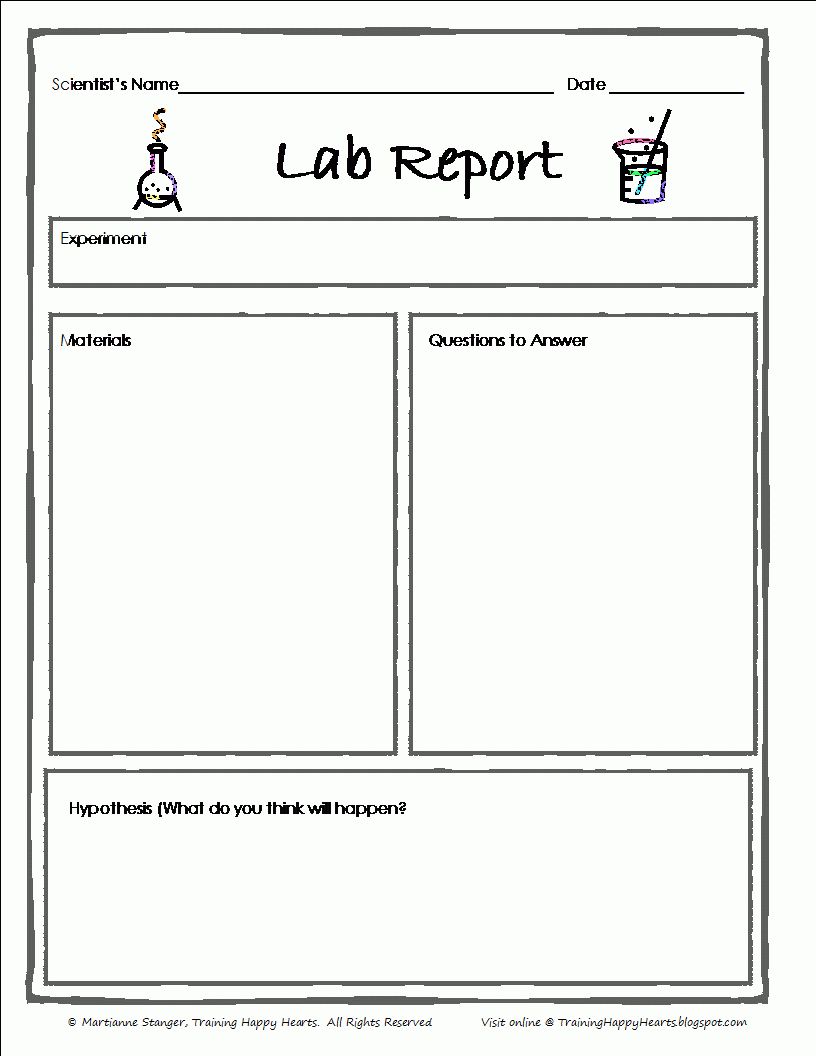 Get Free Printable Lap Reports | Science For Kids, Education Throughout Science Report Template Ks2