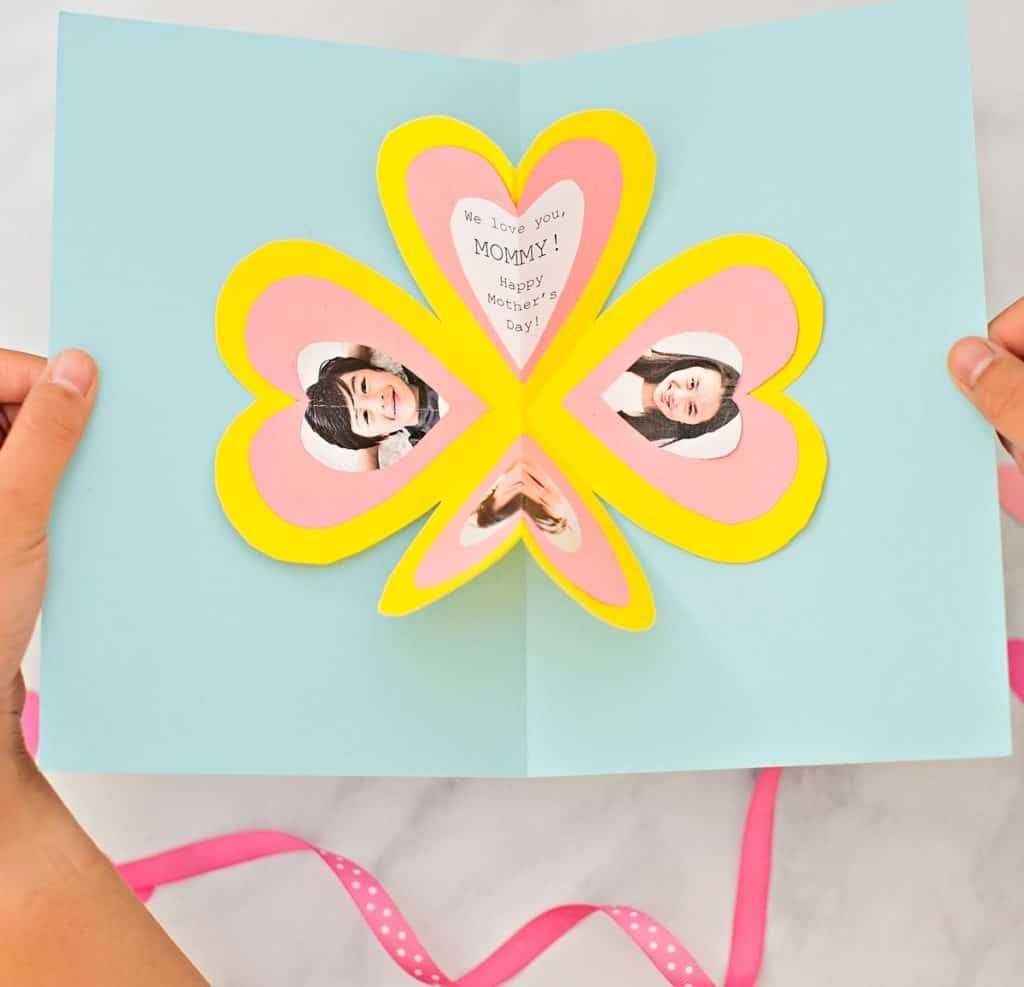 Get The Free Template To Make This Easy Heart Pop Up Card With Heart Pop Up Card Template Free