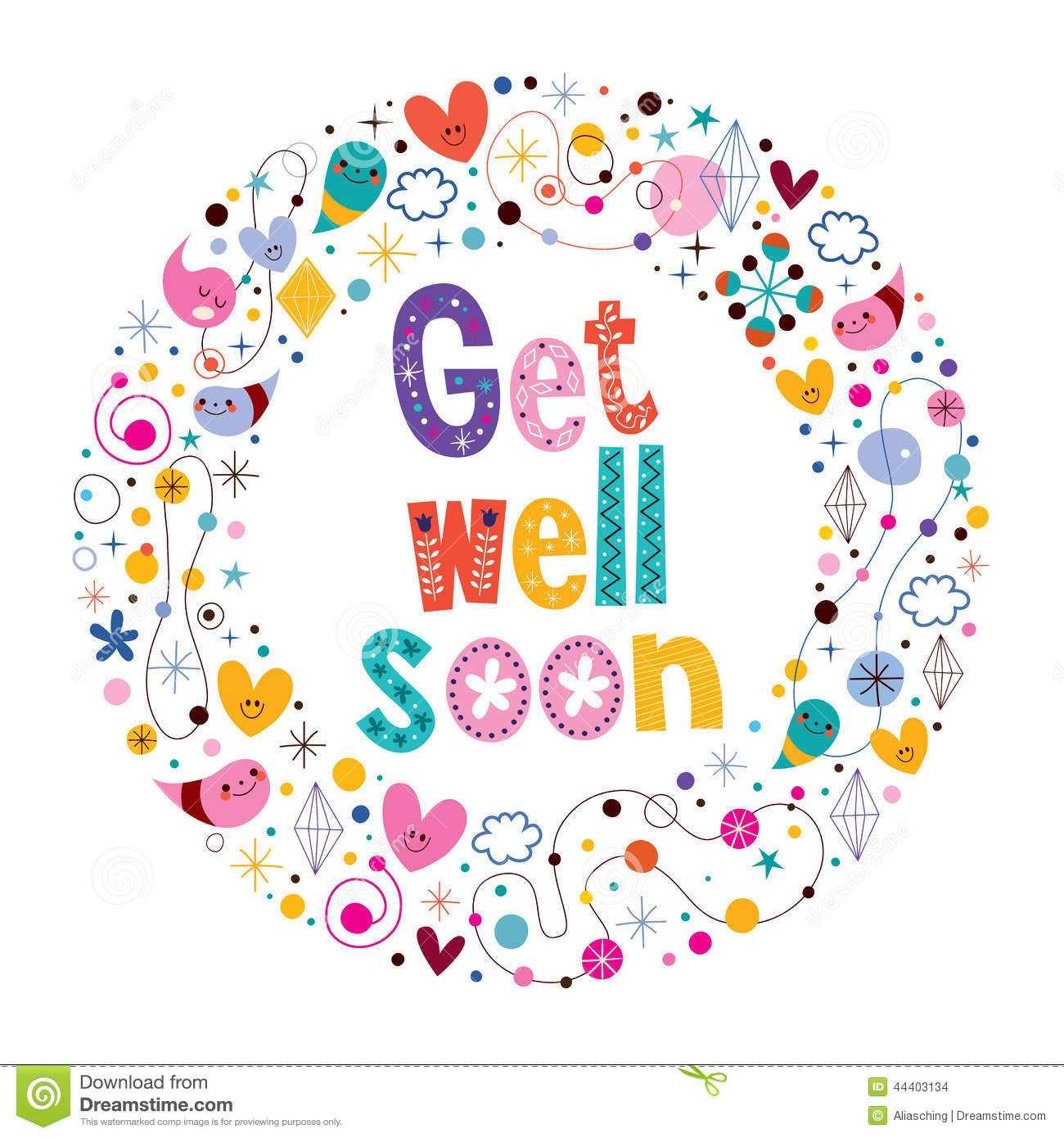 Get Well Soon | Images, Quotes, Photos, Pictures, Jokes For Get Well Card Template