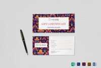 Gift Certificate Template in Gift Certificate Template Indesign