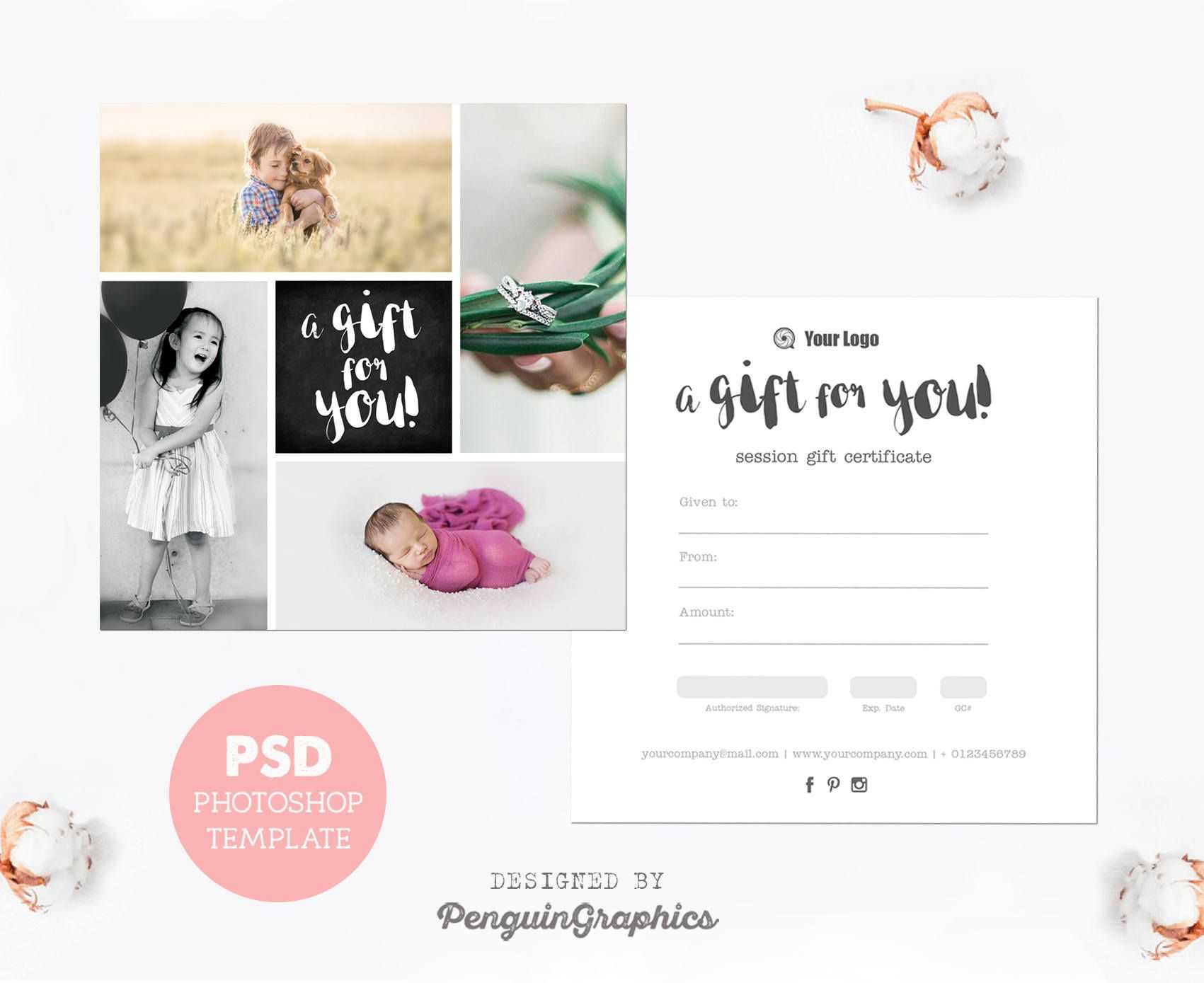 Gift Certificate Template. Photography Mini Session Gift Within Photoshoot Gift Certificate Template